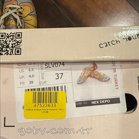 Brand New Coby size 37 Colorful Shoes - Picture 3 of 6